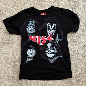 KISS …  rock band tour shirt